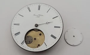 Antiguo movimiento de reloj de bolsillo James Nardin 46 mm funciona de alta calidad - Imagen 1 de 17