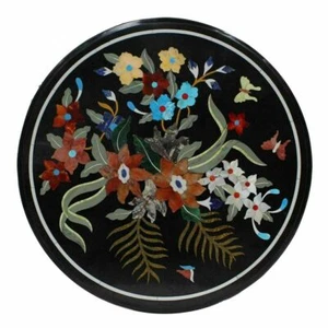 12" Table Marble Inlay Top pietra Dura Home garden coffee dining  Decor b141 - Picture 1 of 4