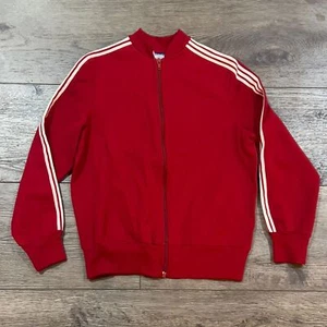RARE! Vintage 60s Adidas Made in West Germany Zip Track Jacket Kids 12 Womens XS - Picture 1 of 8