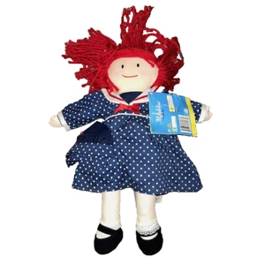 Madeline Plush: 2003 14” Stuffed Doll Dressable Ragdoll Polka Dot Dress NWT - Picture 1 of 5