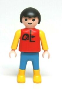 Playmobil Figure Dollhouse School Boy Child w/ Red Shirt
