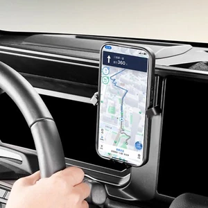ABS Carbon Car Navigation Screen Phone Holder for Toyota Land Cruiser LC250 24+ - Photo 1 sur 10