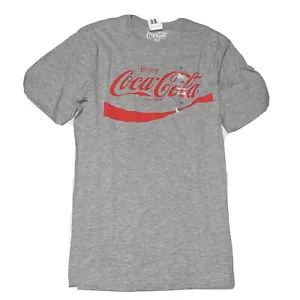 Men's Coca Cola Enjoy Logo Grey Red Bar T-Shirt Mens Size XLT Tall New W/ Tags - Picture 1 of 5