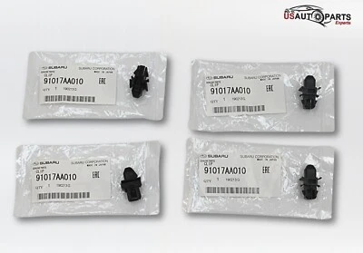 JUEGO DE 4 - Clip de retención de rejilla genuino Subaru para Legacy Forester Outback 90-05 Foto 1 de 4