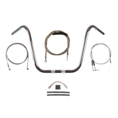 Kit de manillar colgante Ape 1990-1995 1" cromado 16" Harley-Davidson Dyna Foto 1 de 2