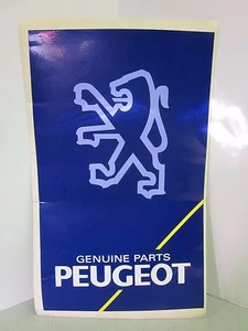 Peugeot Genuine Parts Decal Sticker Automotive Advertising - Bild 1 von 2