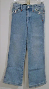 CALVIN KLEIN GIRL'S LIGHT BLUE JEANS NEW WITH TAGS 2 SIZES 5, 16 - Picture 1 of 6