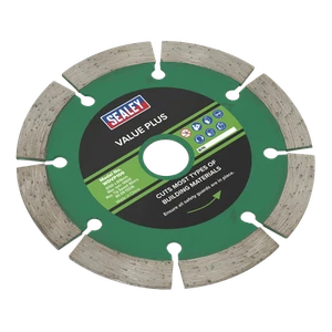 Hoja de diamante Worksafe WDVP100 100 mm x 16 mm diámetro 4 pulgadas Value Plus - Imagen 1 de 1