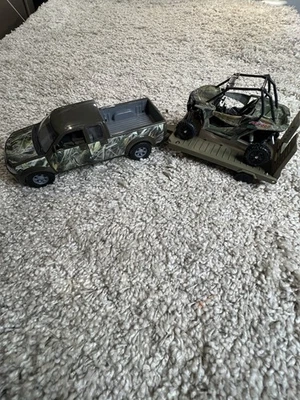 New Ray SS-76456 1/18 Scale Polaris Rzr Atv Hunting Playset - Image 1 of 4