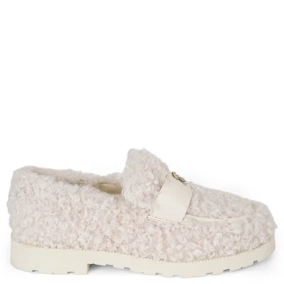 Mocassim 72430 autêntico CHANEL creme 24N COCO NEIGE SHEARLING 39 - Imagem 1 de 4