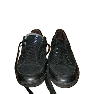 Gant Black Lether Trainers Women's  Size 6.5 Used In Good Condition  - Picture 1 of 10