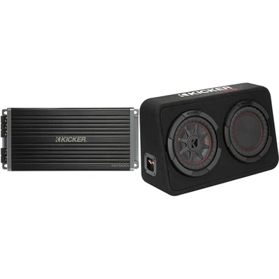 Kicker 48TCWRT82 CompRT 8" subwoofer in thin profile enclosure, 2ohm with 47K... - Image 1 of 4