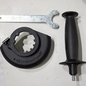 Protector de amoladora Milwaukee tipo 27 4-1/2" + manillar + llave - ¡bueno! - Imagen 1 de 3