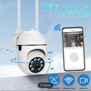 JOOAN 1080P HD WiFi Security Camera PTZ,Smart Tracking& Voice Alerts Night Visio - Picture 1 of 10