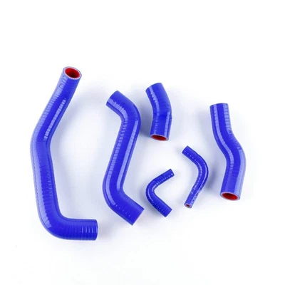 For 2001-2008 Kawasaki ZRX1200R Blue Silicone Coolant Radiator Hose Set - Image 1 of 4