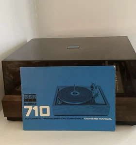 BSR McDONALD 710 AUTOMATIC TRANSCRIPTION TURNTABLE W/ALL ACCESSORIES TESTED VG! - Picture 1 of 13