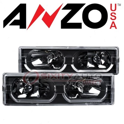 AnzoUSA Headlight Set for 1992-1999 Chevrolet C2500 Suburban - Electrical he Foto 1 de 4