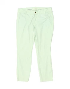 J. CREW Womens Frankie Slim Chino Trousers US 12 Large W34 L26 Green AI04 - Picture 1 of 3