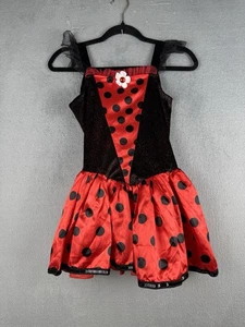Girls Size Large Lady Bug Dress-Up Costume Dress Tulle Skirt Halloween - Picture 1 of 9