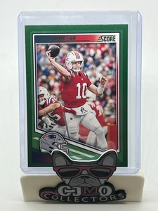2025 Panini Score Drake Maye Green Parallel New England Patriots #27 - Picture 1 of 2