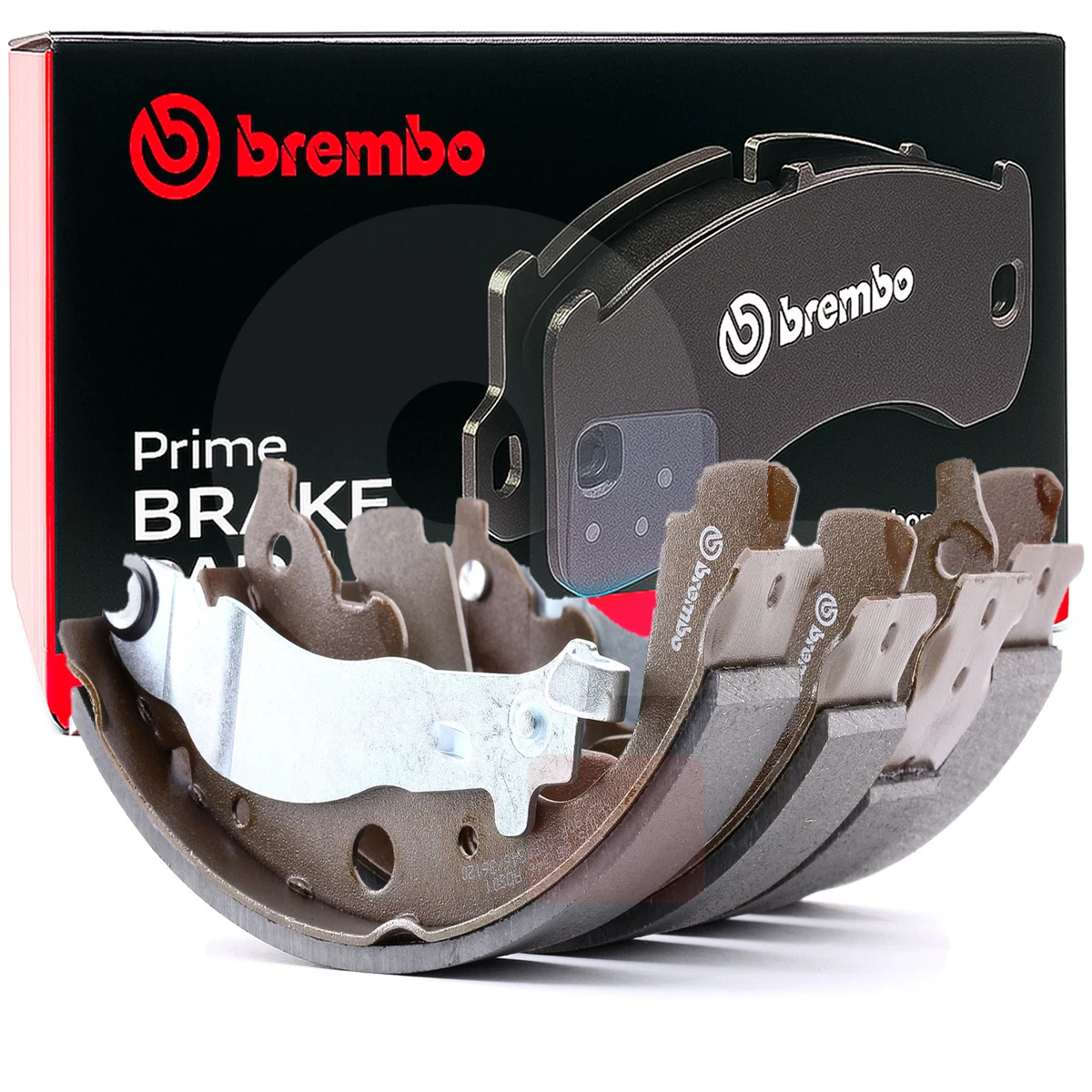 Brembo Kit Ganasce Freno Premontato Posteriore - K 61 049 - Conforme ECE-R90, Diametro 180 Mm - 4