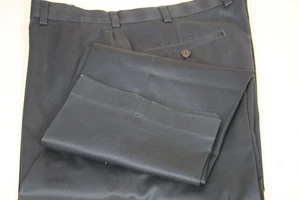 Pantalone BROOKS BROTHERS leggero blu navy cotone spandex piatto davanti 35/29 - Foto 1 di 9
