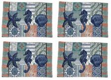 Windham Tapestry Placemats Set of 4 Seas The Day Whale Coastal Nautical