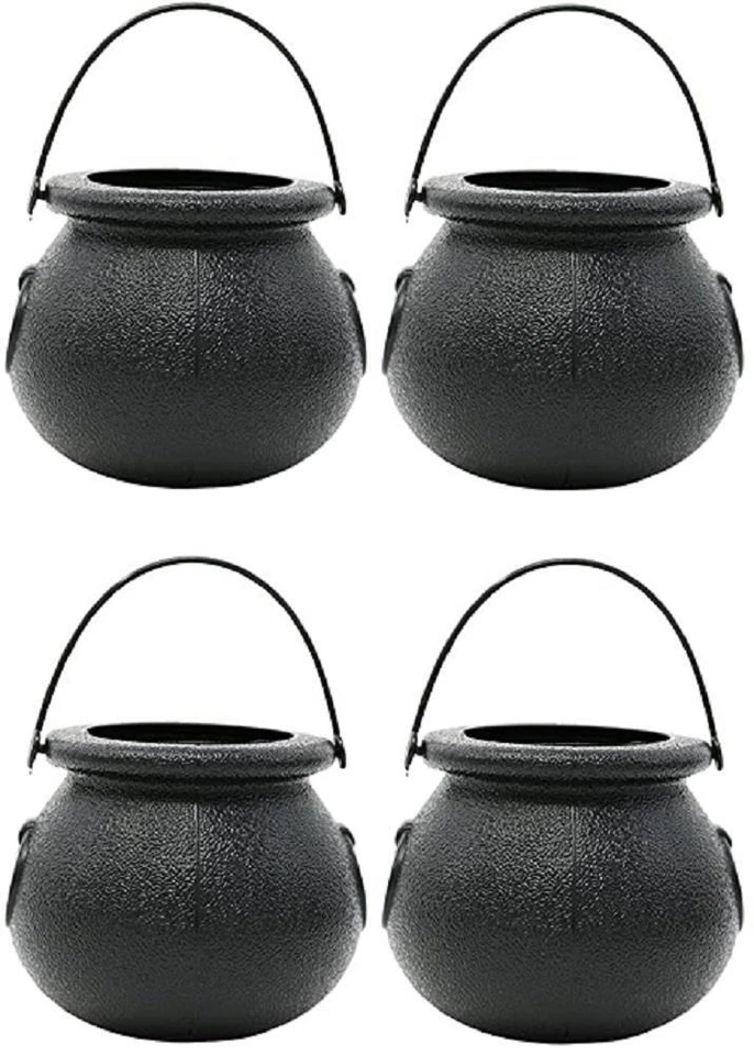 12 Mini Witch Cauldron Kettles Halloween Harry Potter Party Favor Candy Buckets - Image 1 of 1