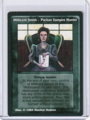 Millicent Smith - Puritan Vampire Hunter Jyhad V:TES VTES Vampire CCG - Image 1 of 2