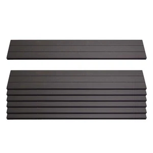 B-Ware 7er Set Latten für WPC-Sichtschutz Savoie, Bretter ca. 1qm 90cm anthrazit - Bild 1 von 5