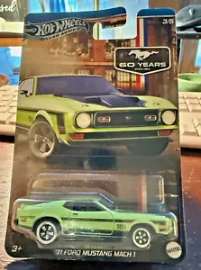 2025 Hot Wheels Silver Series 60 Years ‘71 Mustang Mach 1 3/5 - VHTF - Picture 1 of 3