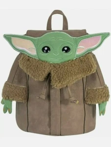 Disney Danielle Nicole Star Wars Mandalorian Grogu Baby Yoda Mini Backpack NEW - Picture 1 of 5
