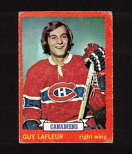 1973-74 GUY LAFLEUR #72 OPC KEY Canadiens HALL OF FAME Star 3rd NHL Hockey Card