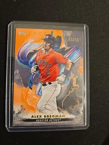 2023 Topps Inception Alex Bregman Orange 09/50 Houston Astros Color Match - Picture 1 of 2