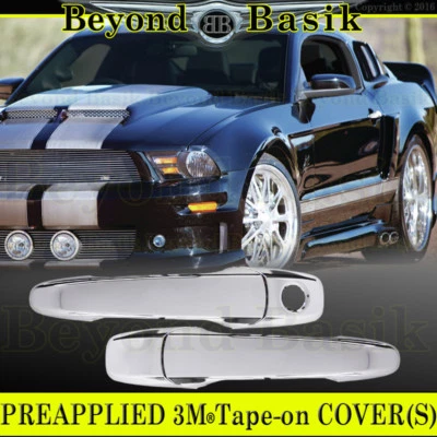 Ford Mustang 2005-2009 2010 2011 2012 2013 2014 cromo manija de puerta cubiertas sin PSK Foto 1 de 2
