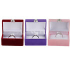 Jewelry Ring Box Case Pendant Gift Storage Display Organizer Accessory(Purpl GOF