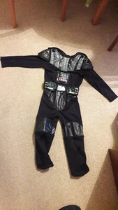 childrens  Strar Wars  all in one costume (Black). - Picture 1 of 2