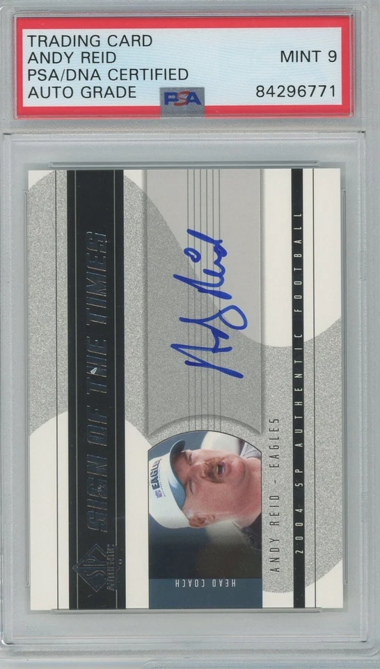 Andy Reid Mint 9 2004 SP Authentic Sign Times RC PSA/DNA Signed Auto Autograph - Image 1 of 1