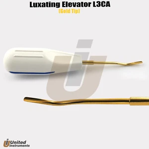 Dental Periotome Luxating L3CA Elevator Gold Tip Veterinary PDL Extracting - Picture 1 of 3