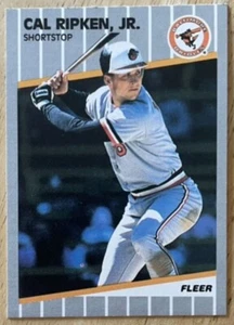 CAL RIPKEN JR., 1989 FLEER CARD, BASEBALL LEGEND ! - Picture 1 of 1