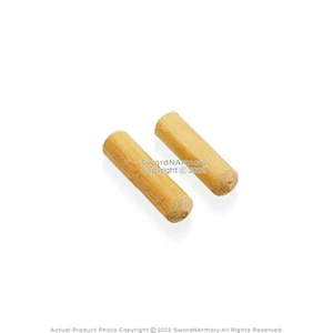 Geräucherter Bambus Mekugi für japanische Schwerter 2-teiliges Set - Bild 1 von 3