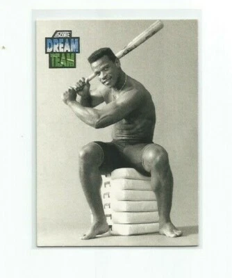 RICKEY HENDERSON (Oakland A's) 1992 SCORE DREAM TEAM CARD #441 - Image 1 of 2