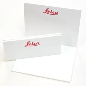 Leica Acrylic Retail Store Camera Dealer Display Stand & Plaque from Kit 942020 - Picture 1 of 7