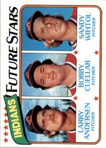 1980 Topps #665 Larry Andersen Bobby Cuellar RC Sandy Wihtol RC - NM-MT