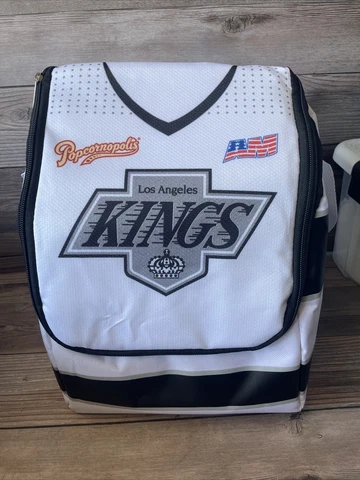 Los Angeles Kings Bailey cooler lunch bag with water bottle Knotts Giveaway Cover