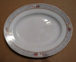 Vintage Bavarian China Tirschenreuth 10" Oval Serving Tray Cambridge #4183   - Picture 1 of 3