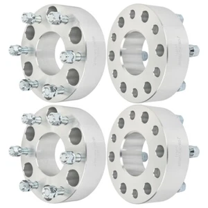 4Pc 2" Wheel Spacers 6x5.5 For 1999-2023 Chevy Silverado Sierra 1500 Tahoe Yukon - Picture 1 of 16