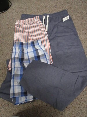 OLD NAVY MEN'S Lounge Pants With POCKETS - nwt  size Large + 2 new boxer briefs - Image 1 of 4