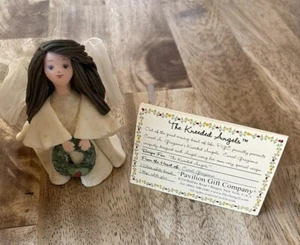 Figura Ángeles Kneeded 6305 Guirnalda de Caridad Pabellón Gift Co con Caja Original De Colección - Imagen 1 de 8