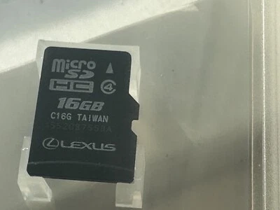 2017 Lexus LS 460 Original Nav Maps Micro SD Card 16gb GPS 86271-30B50  - Image 1 of 2